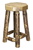 Montana Woodworks Glacier Country Collection Counter Height Backless Barstool