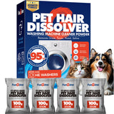 FURGONE Pet Hair Dissolver Washing Machine Cleaner, 95%+ Dissolving Powder