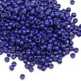 Tibaoffy Crafts Navy Blue Beads 6x9mm,Pony Beads Total About 1000pcs