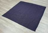 CleverDelights 60 Inch Navy Burlap Squares - 5 Pack - Jute Burlap Fabric - Tight Weave Jute Burlap Fabric with Finished Edges -
