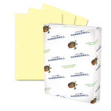 Hammermill Colored Paper, 20 lb Canary Printer Paper, 3 Hole - 1 Ream (500 Sheets) - Made in the USA, Pastel Paper, 102921R