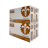 KingSeal SMALL Vinyl General Purpose Disposable Gloves, Powder-Free, 4 mil, Clear - 4 boxes of 100 Gloves by Weight (400 Count)