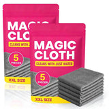 LEDeng 10 Pack Genie Cloth Magic Cloth, Lint Free Microfiber Cleaning Cloths, Thickened Reusable Microfiber Towels Cleaning Clot