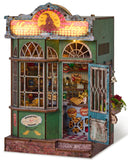 DIY Miniature House Kit,Tiny House Magic Shop with Furniture & LED,DIY Dollhouse Miniature Kit for Adults Teen,Mini House Buildi