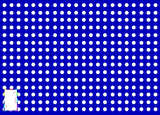 Accuprints Gift Wrapping Paper Pack Of 10|Design Blue Polka Dot |Size 20 x 30 inch