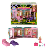 Mattel Universal Pictures Wicked So Popular Dorm Small Doll Playset with 3 Play Spaces & 9 Accessories, Inspired by The Movie