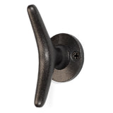 Claimed Corner Cast Iron Coat Hooks - Boat Cleat Nautical Marine Entryway Decor Multi-Purpose Hat Towel Hanging Hook - Durable &