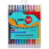 Navneet Youva | Twistable Wax Crayons | Pack Of 12| Set Of 1, Multicolored (35091)
