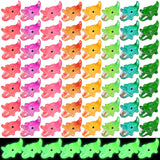Soulchen 80 Pcs Mini Alligators Luminous Mini Resin Animals Small Luminous Alligators Tiny Crocodile Statues for Fairy Gardens D