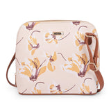 Adisa Women Girls Floral Print Faux Leather Sling Bag Crossbody (Off White),Off White,,B09XXJ1544