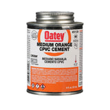 Oatey 31129 CPVC Medium Body Orange Cement, 8-Ounce