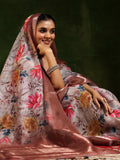 Libas Women'S Silk Blend Saree (16136_Multi)