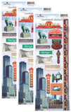 Paper House Productions Chicago Cardstock Sticker Sheet 3-Pack for Crafts, Scrapbooking & Collecting - Iconic Chicago