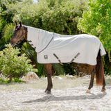 Equinavia Brisk Mesh Horse Fly Sheet with Removable Neck Cover| Durable Extended Coverage with UPF 45 UV Protection | Fly Sheet