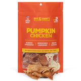 Gourmet Chicken Jerky Dog Treats Made in The USA. Cage-Free, No additives (Pumpkin Chicken 5 0z)
