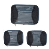 Baggallini Compression Cube 3Piece Set Lightweight Compression Packing Cubes For Travel, Mist, One Size