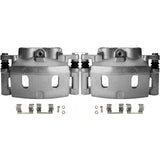 SCITOO Front Left+Right Brake Calipers With Bracket 18B4918A 18B4919A Compatible For Cadillac 2008-2019 For Chevrolet 2008-2019