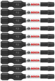BOSCH ITSQ3201 1-Piece 2 In. Square #3 Impact Tough Screwdriving Power Bit