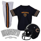 Franklin Sports Chicago Bears Kids Football Uniform Set - NFL Youth Football Costume for Boys & Girls - Set Includes Helmet, Jer