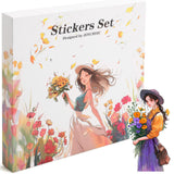 JOYCHOIC Scrapbook Stickers Set, 240Pcs People Sticker for Journaling and Scrapbooking, Junk Journal Supplies, Washi Materials,