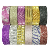allydrew Washi Tapes Decorative Masking Tapes, Set of 12, ADSET42