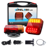 MEDAMOC Wireless Trailer Lights Magnetic, Car LED Magnetic Wireless Towing Tail Lights Waterproof Portable for Boat Truck Camper