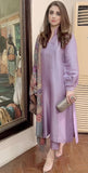 Gosriki Women'S Rayon Viscose Solid Straight Pakistani Kurta With Pant & Dupatta (Mawra Purple-Gs_M_Purple_Medium),Purple,,B0DV4CL8JT