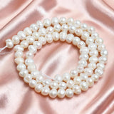 THRELE 60pcs Natural Freshwater Pearl Strand, 5-6mm Potato Pearl Beads for Jewelry Making, Crafting, DIY Bracelets and Necklaces