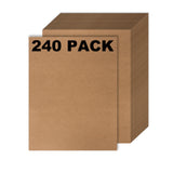 240 Pack Kraft Paper - Brown Stationery Paper- Brown Craft Paper For Arts and Craft, Drawing, D.I.Y. Projects - Letter Size Kraf