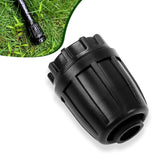 10 Pack 1/2 Inch Drip Irrigation Fittings End Caps for 1/2 Inch Drip Irrigation Tubing (0.52 ID x 0.60-0.63 OD), Anti-Drop 1/2''