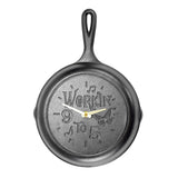 Lodge 9 inch Skillet Clock Inspired by Dolly Parton hit Song 9 to 5 - for Decorative Use Only - Hand Wash, Collector's Piece, 1