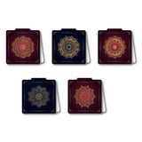 woopme Mandala Art Pattern Bookmark Magnetic Boys Girls Students Kids Book Lovers Readers Gift Magnetic Page Clips Folding 5 PCs