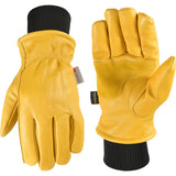 Wells Lamont Men's HydraHyde Leather Winter Work Gloves | Water-Resistant | Insulated | XX-Large (1202XX), Saddletan