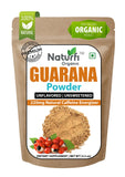 Naturfi Organic - Organic Guarana Powder - 1,000 mg Per Serv | 100 Grams / 3.5 Oz | Brazilian Herbal Extract, Bulk Superfood, Co