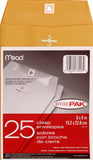 Mead Mailing Envelopes, Clasp Closure, 6 x 9, AllPurpose 24lb Paper, Brown Kraft Material, 25 per Box (76018)