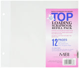 MCS 8x8 Inch Page Protectors (6pk) TopLoading (899078)