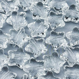 50pcs Acrylic Crystal Star Beads 20mm Star Shape Faceted Beads for Jewelry Making Bracelet Necklace Key Chains DIY Crafts(Transp