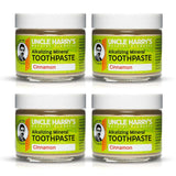Uncle Harry's Cinnamon Remineralizing Toothpaste | Natural Whitening Toothpaste Freshens Breath & Promotes Enamel | Vegan Fluori