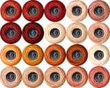 Soft 20 Colors Classic Crochet Thread 20 Pack,100% Cotton (Golden Brown-977-3064)