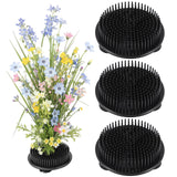 Waydress 4 Pcs 2.8 Inch Plastic Flower Frog Flower Pins Floral Frog for Arrangements Vase Japanese Floral Arrangement for Plant