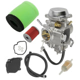 Caltric Carburetor with Air and Oil Filters Compatible with Suzuki Quadrunner 250 LTF250 2x4 4x4 LT4WD 1988-1996 1320019B65 1320