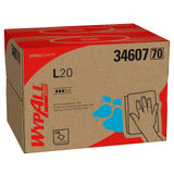 WypAll General Clean L20 Medium Cleaning Cloths (34607), BRAG Box, White, 4Ply, 1 Box of 176 Wipes