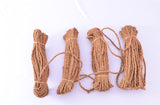 Coconut Fiber Twine,(Coir Fiber Twine) Length 200 Feet (50 feet @ 4), Diameter 5 mm, 4 Hanks per Pack Premium Quality Machine Sp