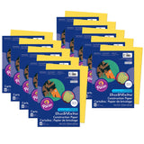 Construction Paper, Yellow, 9 x 12, 50 Sheets Per Pack, 10 Packs