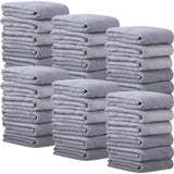 Newwiee 24 Pcs Coral Velvet Microfiber Bath Towels Sets 28 x 55 Inch Large Absorbent Multipurpose Quick Drying Soft Body Towels