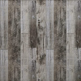 MulYeeh 17.5'' x 472'' Gray Peel and Stick Wallpaper Faux Wood Plank Paper Self-Adhesive Removable Wall Covering Prepasted Decor