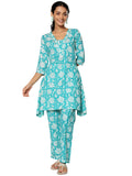 Libas Women'S Pure Cotton Kurta Sets (36753O_Blue