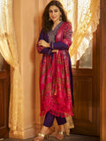 Gosriki Women'S Rayon Viscose Embroidered Straight Kurta With Pant & Dupatta (Guzarish Begani-Gs_M_Begani_Medium),Begani,,B0DWFJLWJ3