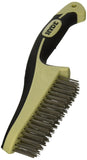 Hyde 181348 HYDE 46842 Stainless Steel Wire Brush with narrow profile, 11inch, MAXXGRIP PRO