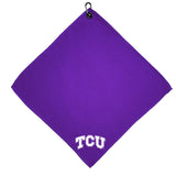 Team Golf NCAA TCU Horned Frogs Microfiber Golf Towel, 15x15 (Multicolor)